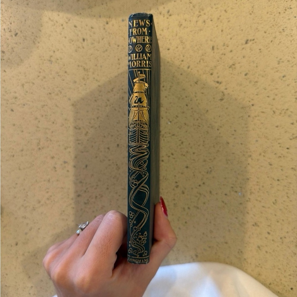 1914 copy of News from Nowhere by William Morris